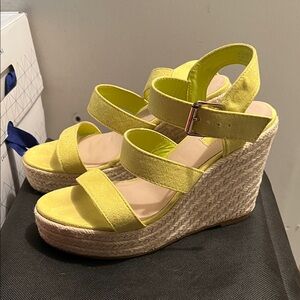 Forever 21 Lemon Wedge Sandals